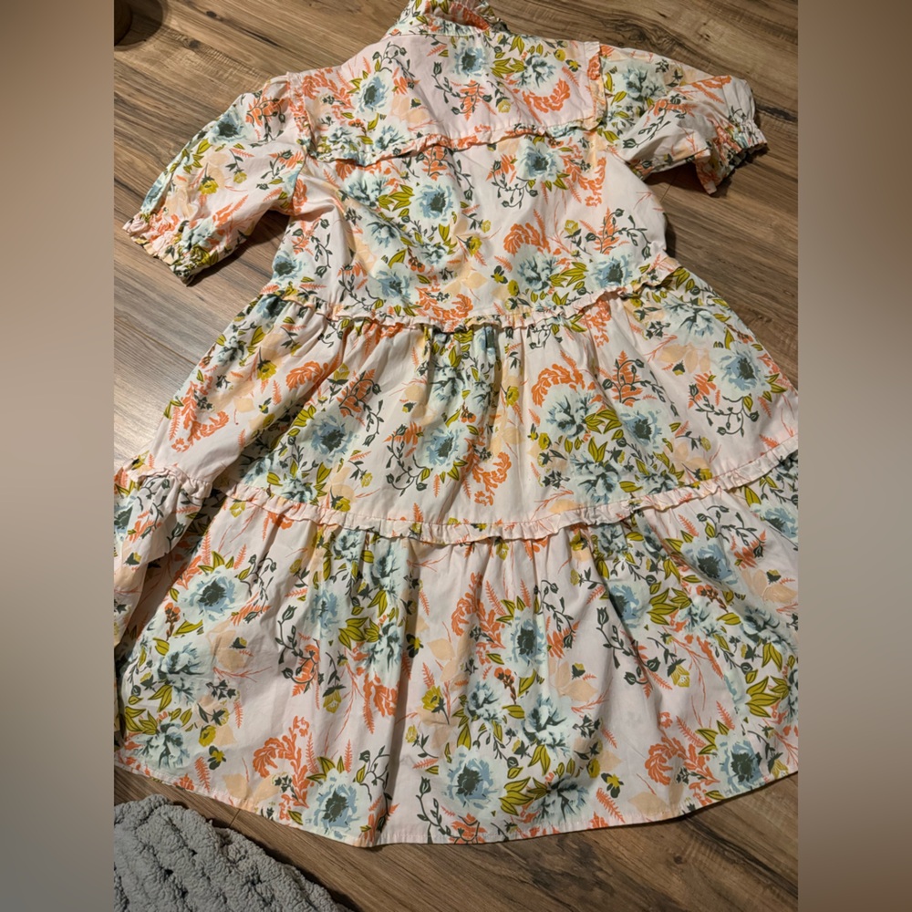 NEW UNCLE FRANK bed of roses dress in pink M - Picture 7 of 7